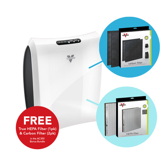 Vornado AC350 True HEPA Air Purifier with BONUS Filters Bundle