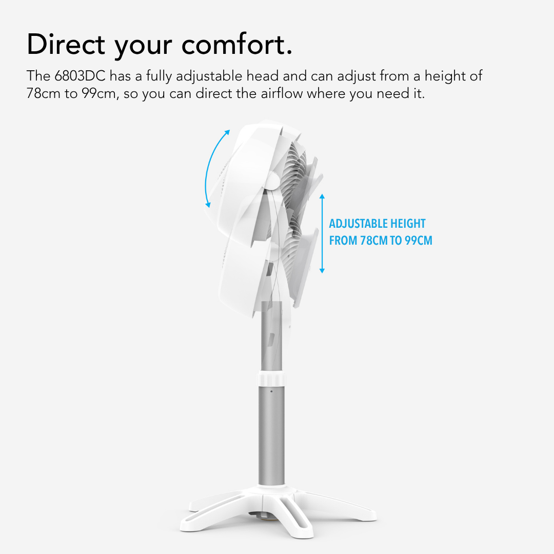 Vornado 6803DC Energy Smart™ Medium Pedestal Air Circulator with Remote