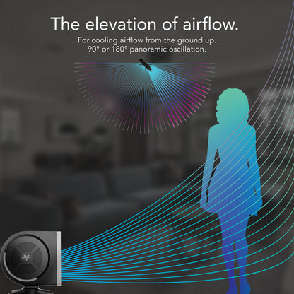 Vornado STRATA® Compact Oscillating Tower Fan with Remote