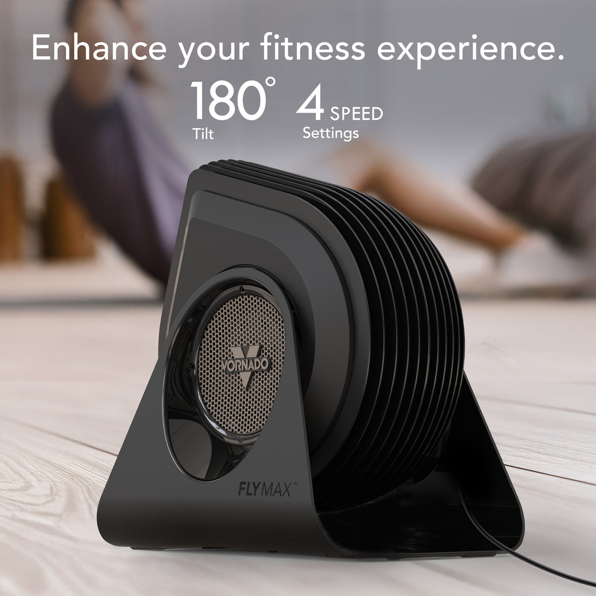 Vornado FLY MAX High-Velocity Fitness Fan with Remote
