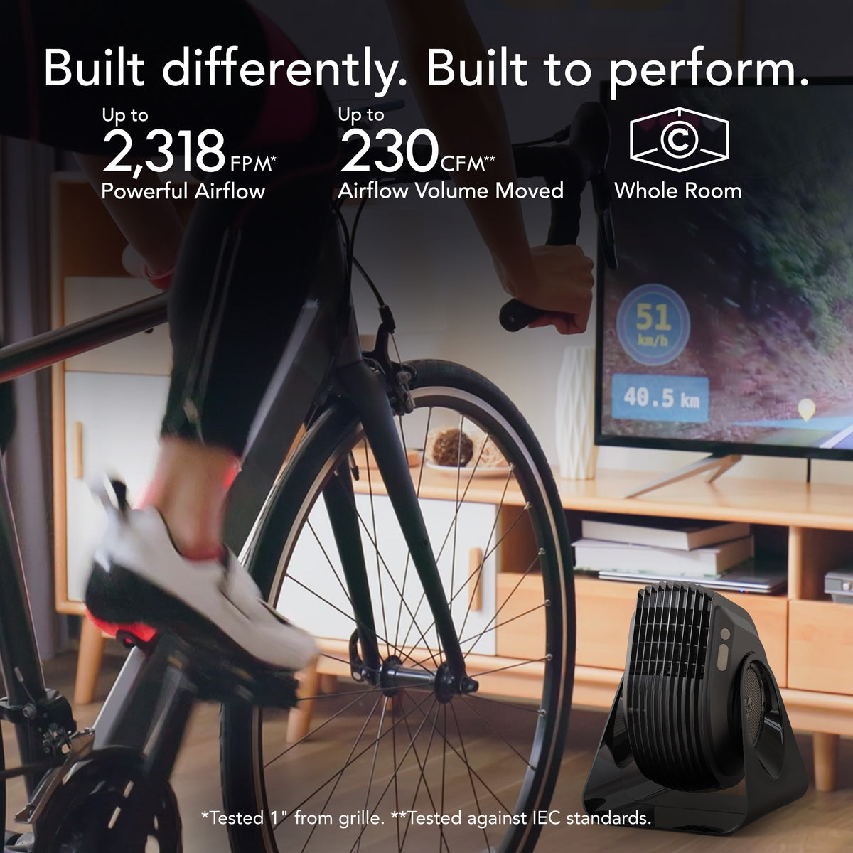 Vornado FLY MAX High-Velocity Fitness Fan with Remote