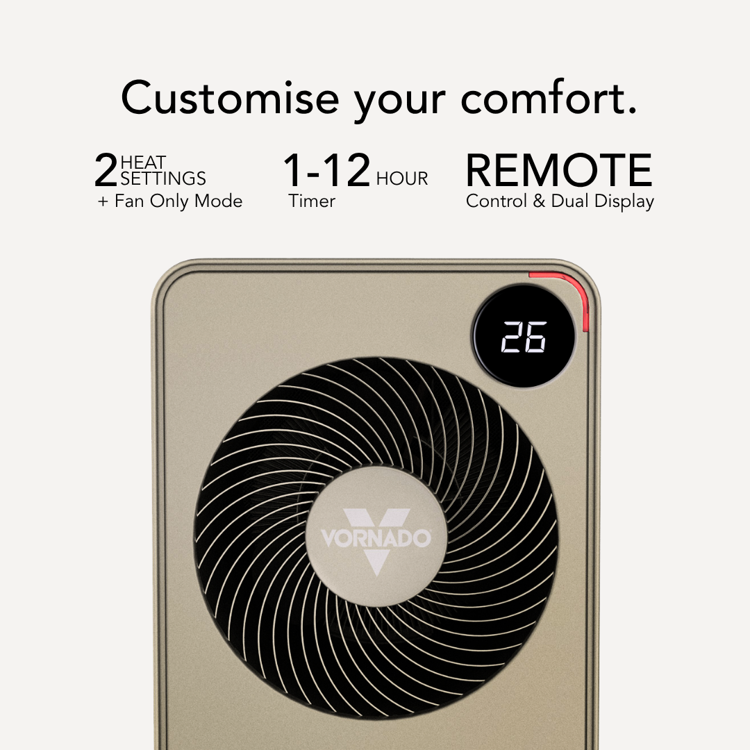 Vornado VMHi500 Portable Fan Heater with Remote