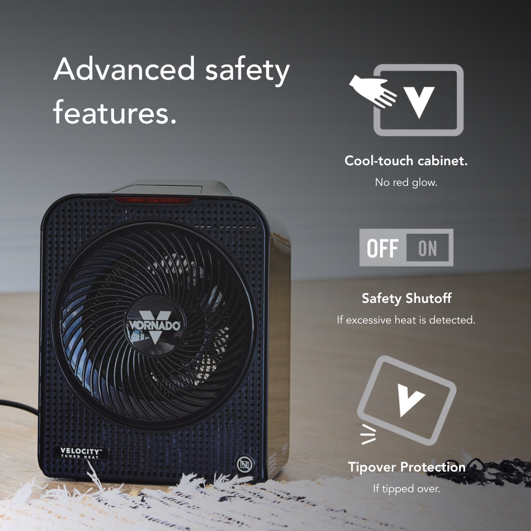 Vornado Velocity 5 Portable Fan Heater
